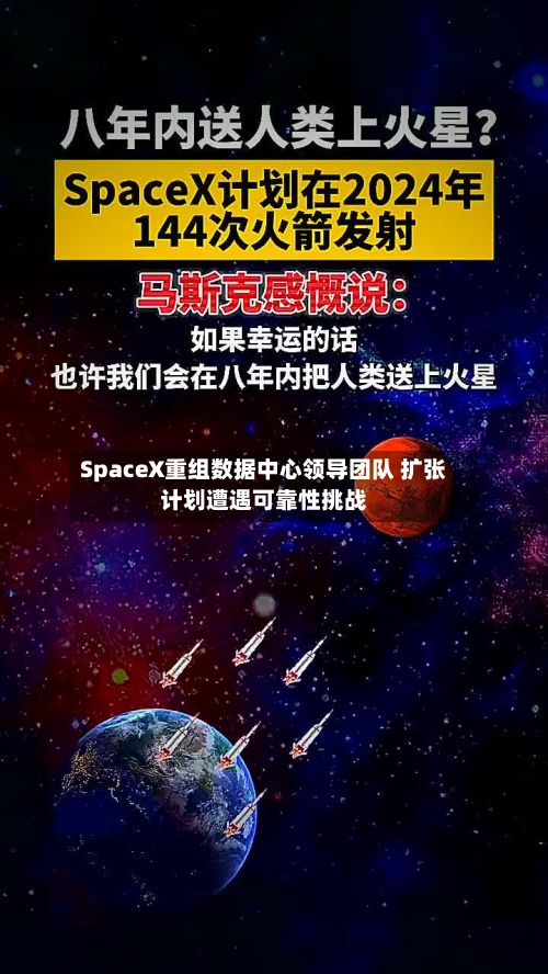 SpaceX重组数据中心领导团队 扩张计划遭遇可靠性挑战