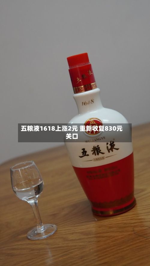 五粮液1618上涨2元 重新收复830元关口