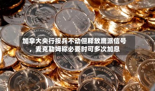 加拿大央行按兵不动但释放鹰派信号，麦克勒姆称必要时可多次加息-第3张图片