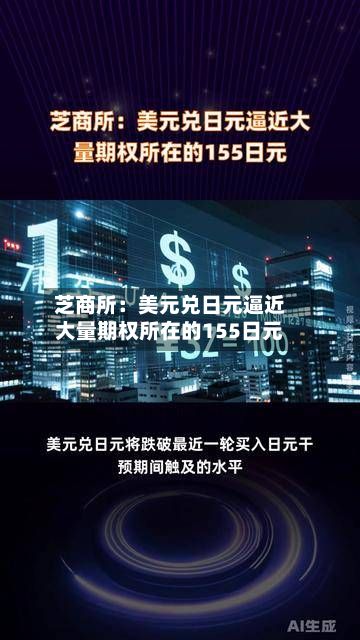 芝商所：美元兑日元逼近大量期权所在的155日元