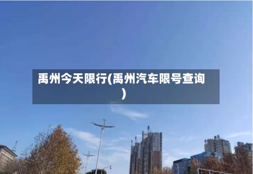 禹州今天限行(禹州汽车限号查询)