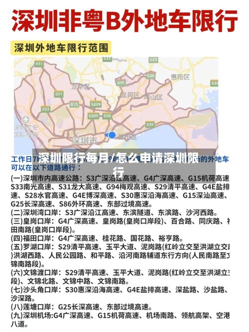 深圳限行每月/怎么申请深圳限行-第3张图片