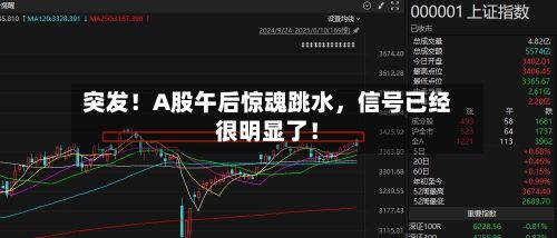 突发！A股午后惊魂跳水，信号已经很明显了！-第2张图片