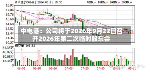 中电港：公司将于2026年9月22日召开2026年第二次临时股东会