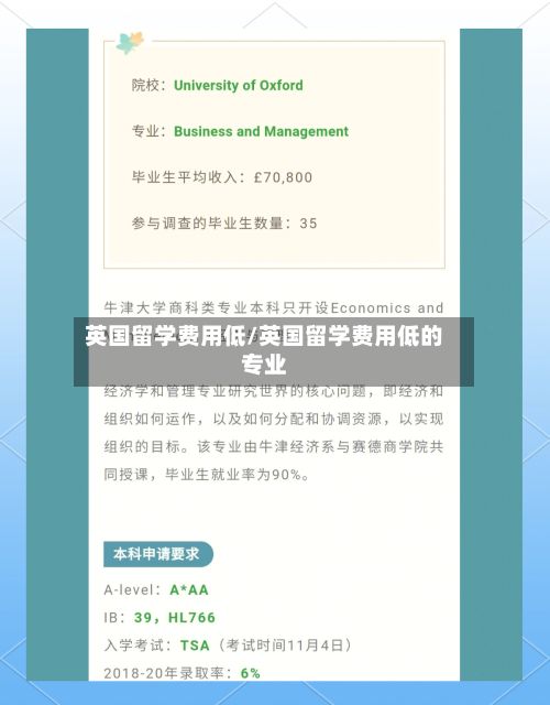 英国留学费用低/英国留学费用低的专业-第3张图片