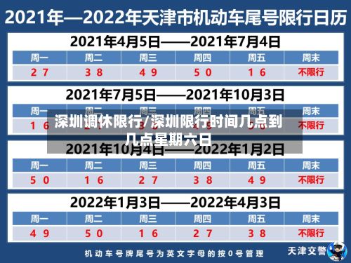 深圳调休限行/深圳限行时间几点到几点星期六日-第3张图片