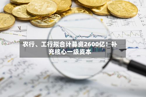 农行	、工行拟合计募资2600亿！补充核心一级资本-第3张图片