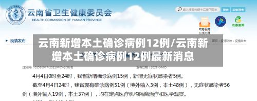 云南新增本土确诊病例12例/云南新增本土确诊病例12例最新消息
