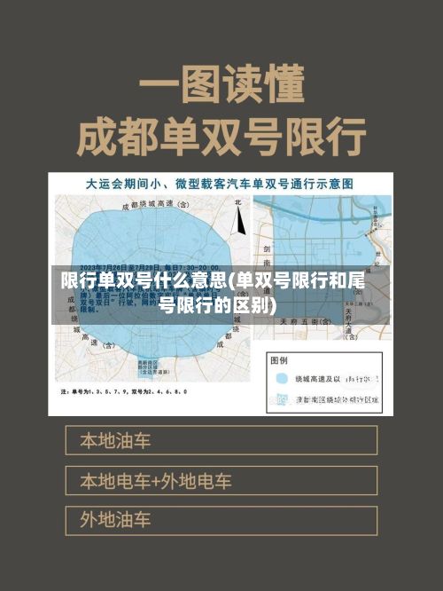 限行单双号什么意思(单双号限行和尾号限行的区别)-第2张图片