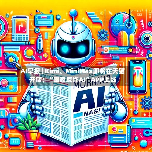 AI早报 | Kimi、MiniMax即将在天猫开店；“国家反诈AI”APP上线