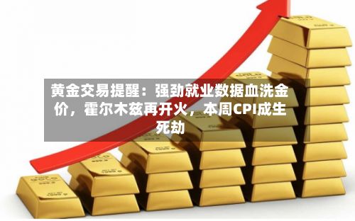 黄金交易提醒：强劲就业数据血洗金价，霍尔木兹再开火，本周CPI成生死劫