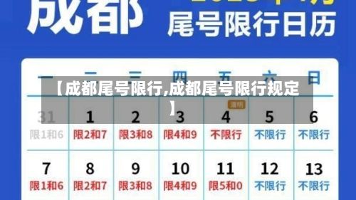 【成都尾号限行,成都尾号限行规定】-第2张图片