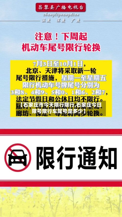 【石家庄市今天限行限行,石家庄今日限号限行车尾号是多少】-第2张图片