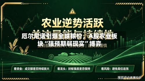 厄尔尼诺引爆全球粮价，A股农业板块“强预期弱现实”博弈-第3张图片