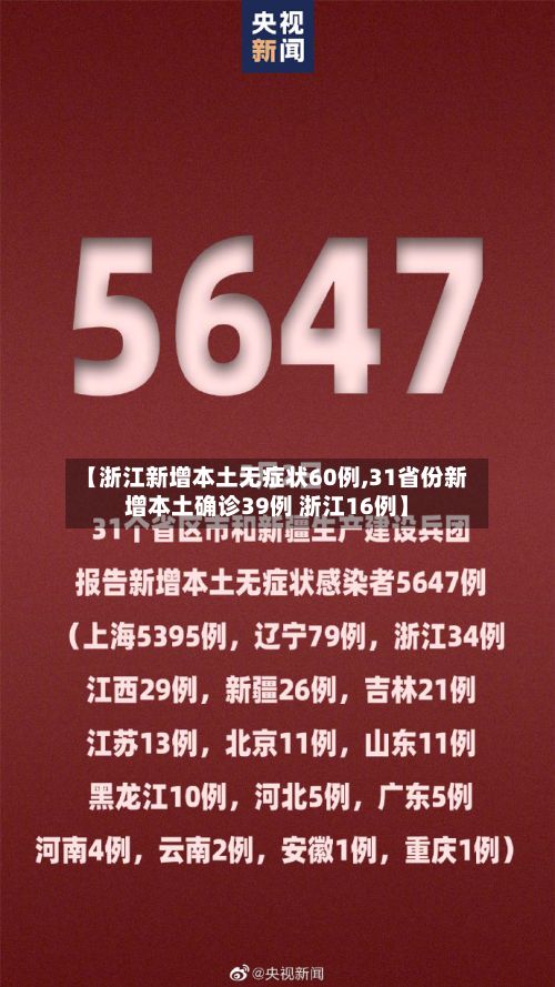 【浙江新增本土无症状60例,31省份新增本土确诊39例 浙江16例】-第2张图片