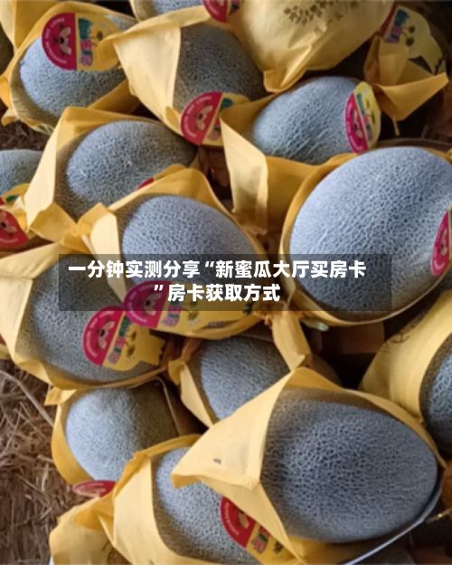 一分钟实测分享“新蜜瓜大厅买房卡”房卡获取方式-第3张图片