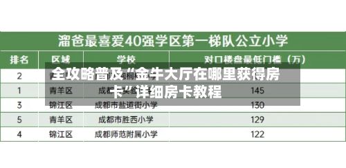 全攻略普及“金牛大厅在哪里获得房卡”详细房卡教程-第2张图片
