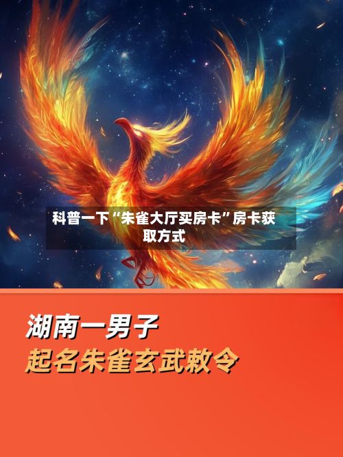 科普一下“朱雀大厅买房卡”房卡获取方式-第2张图片
