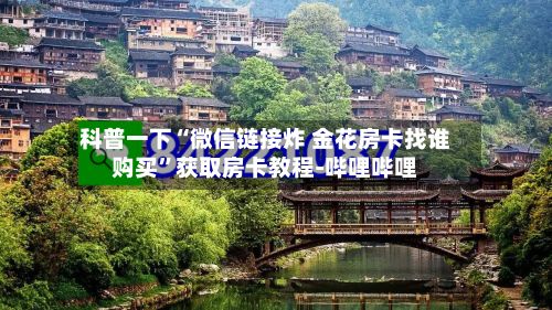科普一下“微信链接炸 金花房卡找谁购买	”获取房卡教程-哔哩哔哩-第2张图片