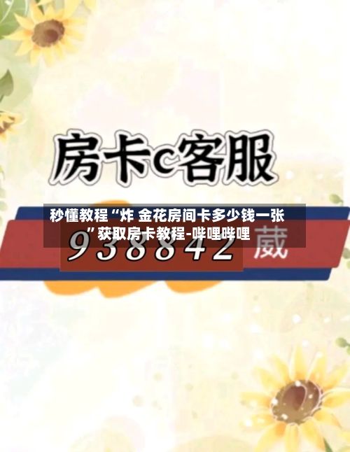 秒懂教程“炸 金花房间卡多少钱一张”获取房卡教程-哔哩哔哩-第2张图片