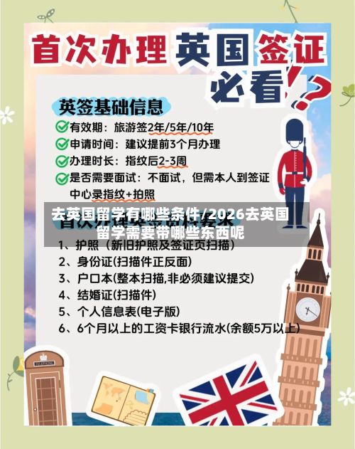 去英国留学有哪些条件/2026去英国留学需要带哪些东西呢-第2张图片