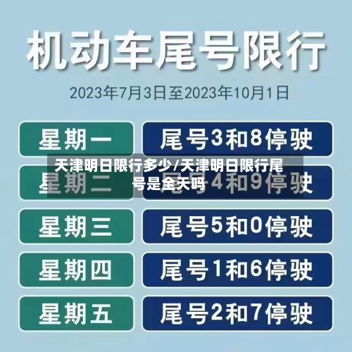 天津明日限行多少/天津明日限行尾号是全天吗-第2张图片