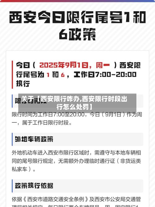 关于【西安限行咋办,西安限行时段出行怎么处罚】