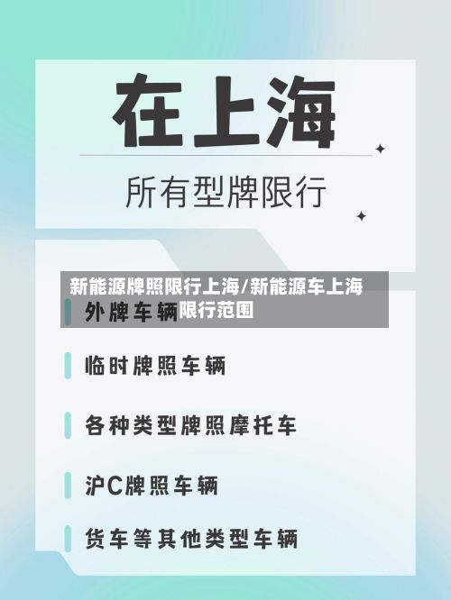 新能源牌照限行上海/新能源车上海限行范围-第3张图片
