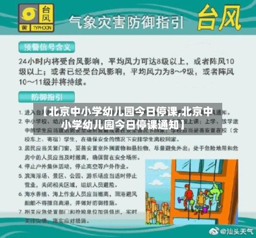 【北京中小学幼儿园今日停课,北京中小学幼儿园今日停课通知】-第3张图片