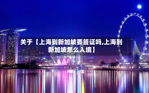 关于【上海到新加坡要签证吗,上海到新加坡怎么入境】