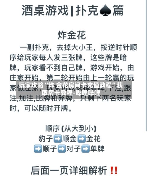 玩家攻略“炸 金花房间卡充值教程	”获取房卡教程-哔哩哔哩-第2张图片