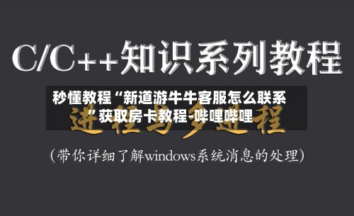 秒懂教程“新道游牛牛客服怎么联系”获取房卡教程-哔哩哔哩