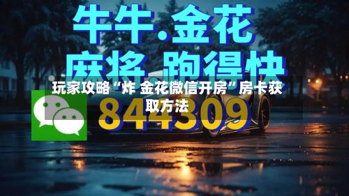 玩家攻略“炸 金花微信开房”房卡获取方法-第3张图片