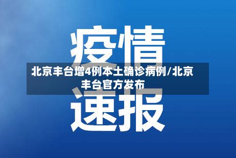北京丰台增4例本土确诊病例/北京丰台官方发布-第2张图片