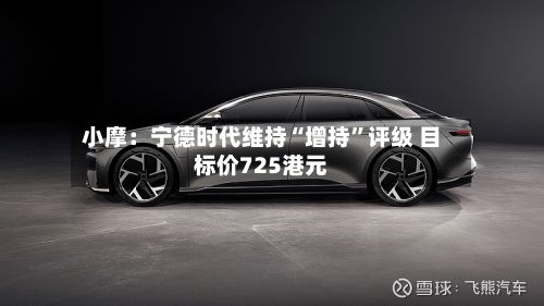 小摩：宁德时代维持“增持	”评级 目标价725港元-第1张图片