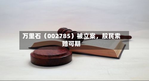 万里石（002785）被立案，股民索赔可期