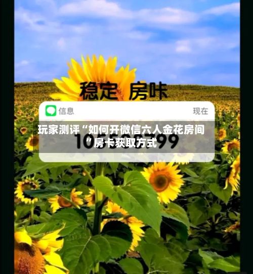 玩家测评“如何开微信六人金花房间”房卡获取方式