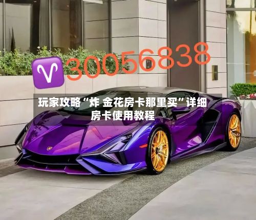 玩家攻略“炸 金花房卡那里买”详细房卡使用教程