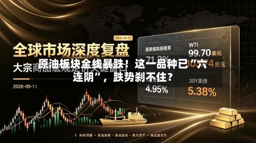 原油板块全线暴跌！这一品种已“六连阴”，跌势刹不住？-第1张图片