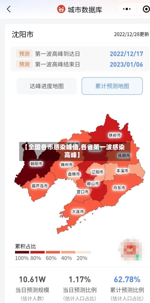 【全国各市感染峰值,各省第一波感染高峰】