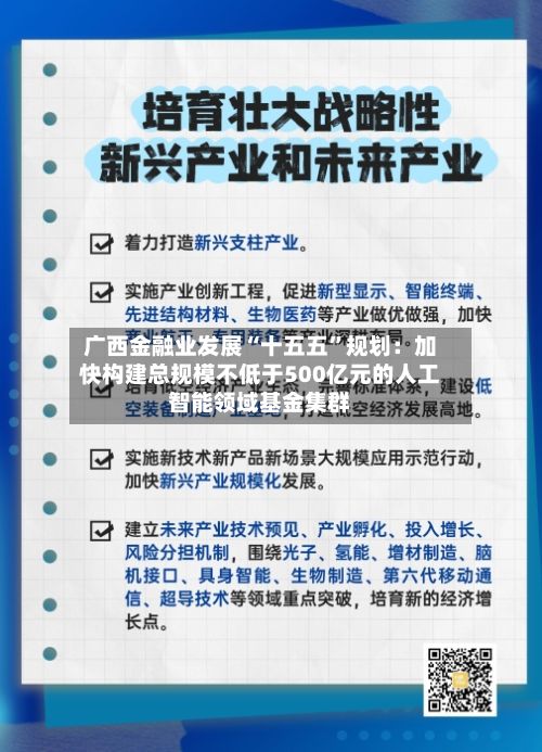 广西金融业发展“十五五”规划：加快构建总规模不低于500亿元的人工智能领域基金集群-第2张图片