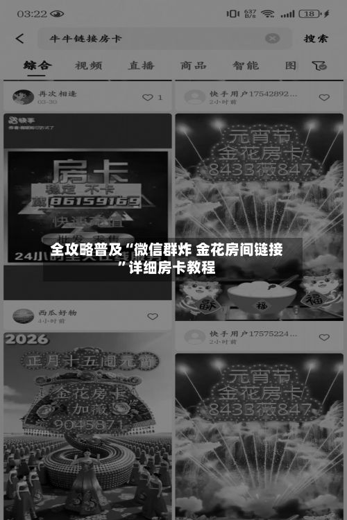 全攻略普及“微信群炸 金花房间链接”详细房卡教程-第2张图片