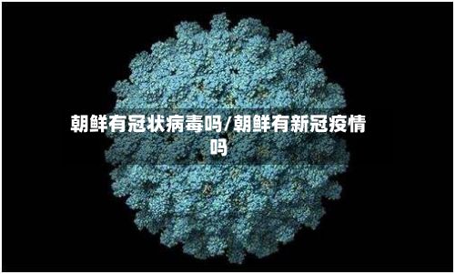 朝鲜有冠状病毒吗/朝鲜有新冠疫情吗-第2张图片