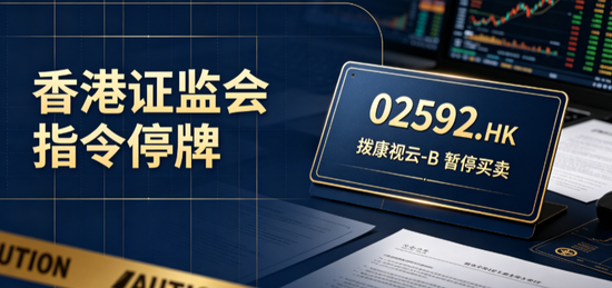 香港证监会指令停牌	，拨康视云(02592)股份停止买卖