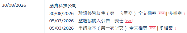 纳真科技	，计划下周启动香港IPO招股，海信系迎来第六家上市公司